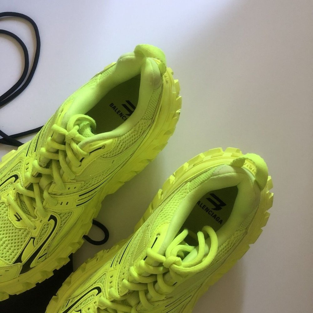 Balenciaga Bouncer Sneakers Fluo Yellow & Black - Picture 10 of 12